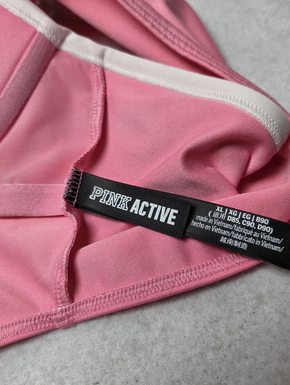 Victoria Secret PINK Ultimate Push-Up Corset Sports bra  Dreamy Pink XL